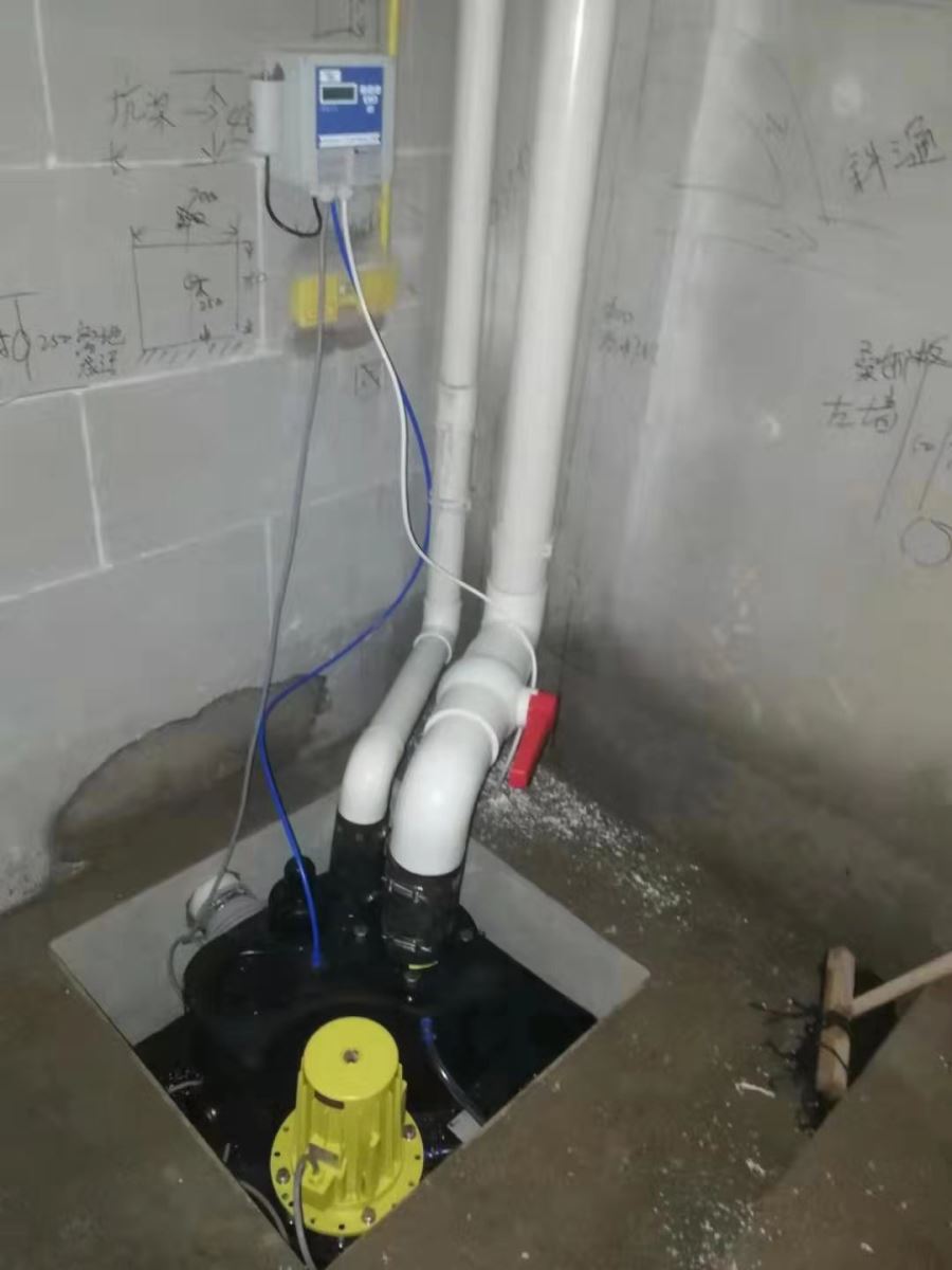 污水提升器安装实例